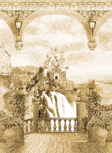 арка, старинная, бежевая