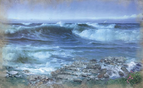 пейзаж, морской, море