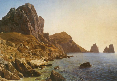 пейзаж, море, скалы