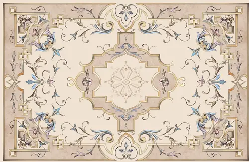 потолочный, растительный узор, античность, цветы, узоры, геометрия, потолок