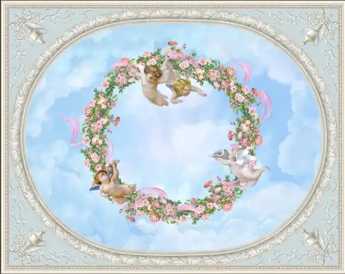 в холл, крупные, качественные, в прихожую, потолок, расширяющие пространство