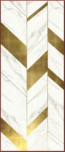 поталь, с золотом, под мрамор, узор, геометрия