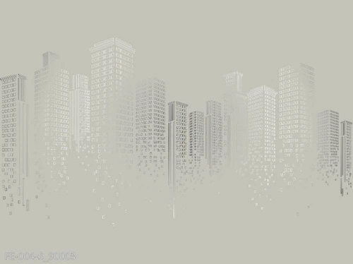 графика, мегаполис, серо-бежевые