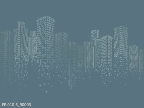 графика, мегаполис, темно синие