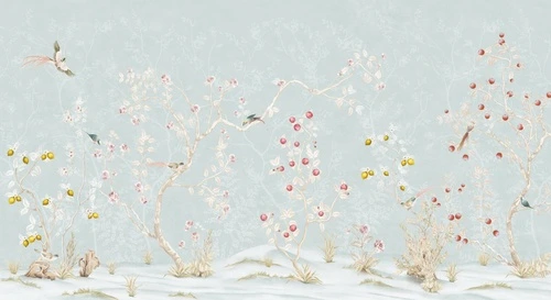 шинуазри, сад, китайские, бирюзовые, голубые