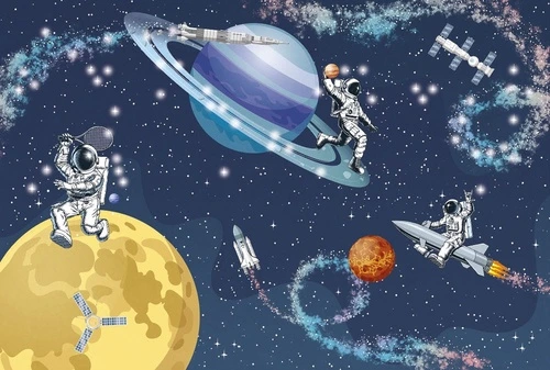 в детскую комнату, космос, спорт