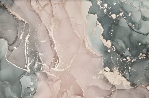 флюиды, светло розовые, зеленые, с золотом