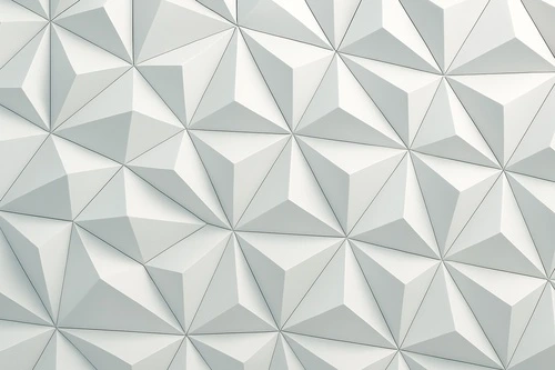 3д, геометрия, белая панель, оптическая иллюзия, абстракция