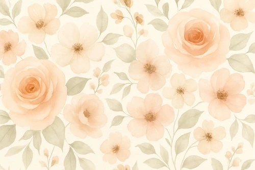 флизелиновые, акварель, розы, пионы, эвкалипт, цветы