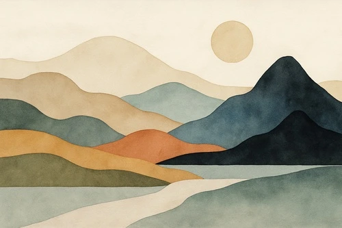 современный стиль, абстракция, минимализм, геометрия, пастельные цвета, в интерьере, в спальне, в гостиной, постер, декоративная живопись, акварель