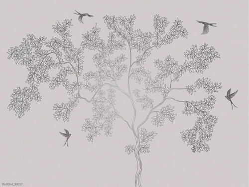 дерево, графика, пудровые, серебро