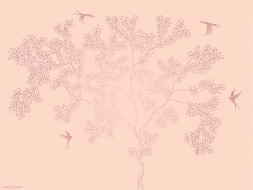дерево, графика, персиковые, нюдовые цвета, серебряные