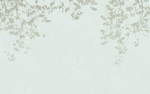 современные, ветки, веточки, голубые, серебряные листья