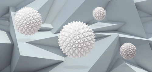 абстракция, 3d, шары, белые, геометрия, объемные, минимализм, фон, футуризм, светлые, структура, современный стиль