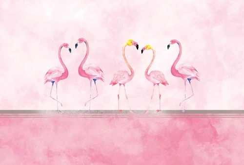 в детскую комнату, фламинго, розовый фламинго