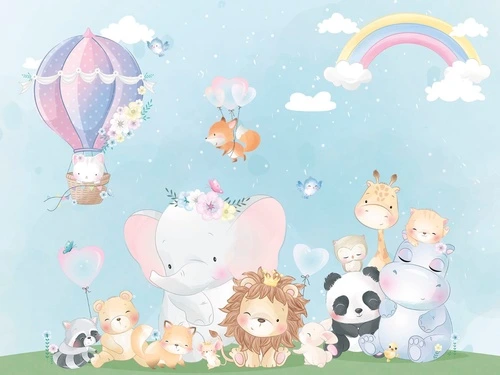 звери, зверюшки, зверята, в детскую комнату, животные нарисованные