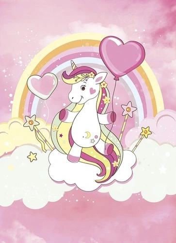 единорог, розовые, в детскую комнату, в комнату девочки