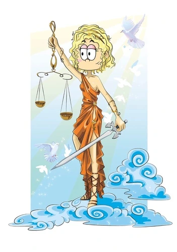 аниме, правосудие, знаки зодиака, весы