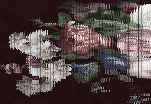 растения, трещины, листья, пионы, цветы, лепестки, розы, дерево