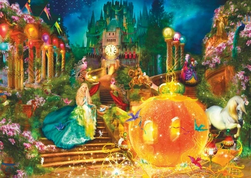 детские, в детскую комнату, золушка, бал, принцесса, сказочные обои, сказочно красивые обои