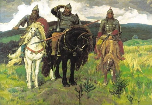 картины, живопись, васнецов, богатыри