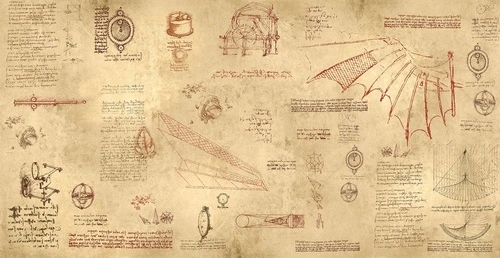 бежевая, бежевые, леонардо да винчи, графика, изобретения