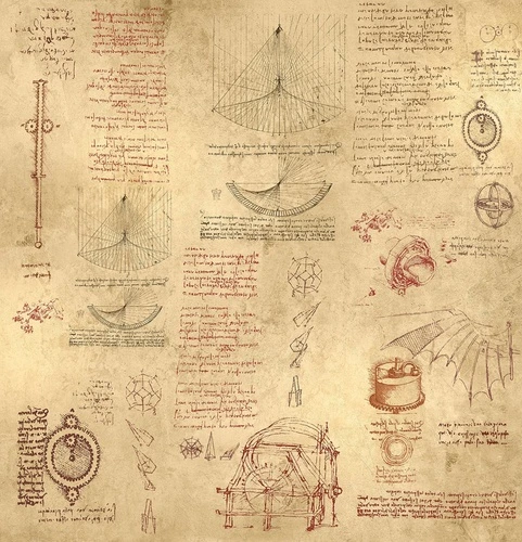 бежевая, бежевые, леонардо да винчи, графика, изобретения, крадратные