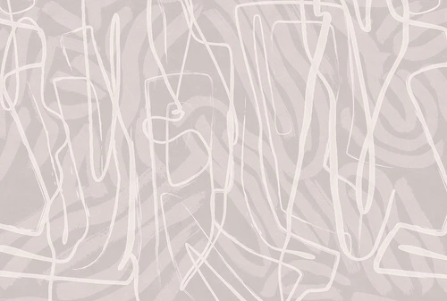 абстракция, хаотичные линии, серо-бежевый фон, текстура, динамика, рисунок, плавные формы, графика, мазки