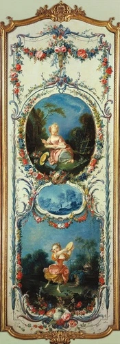 картины, живопись, живописные, узкие, классика, синие