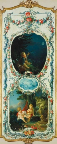 картины, живопись, живописные, узкие, классика, с ангелами