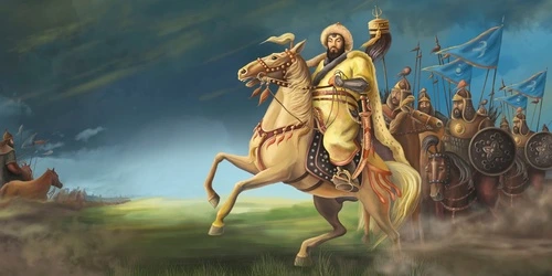 картины, живопись, живописные, чингисхан