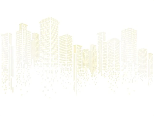 графика, обои с золотом, золотые линии, линии геометрия, мегаполис