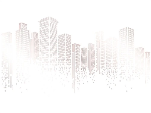 графика, линии, геометрия, бежевые, город, мегаполис, графика, линии, геометрия, бежевые, город, мегаполис