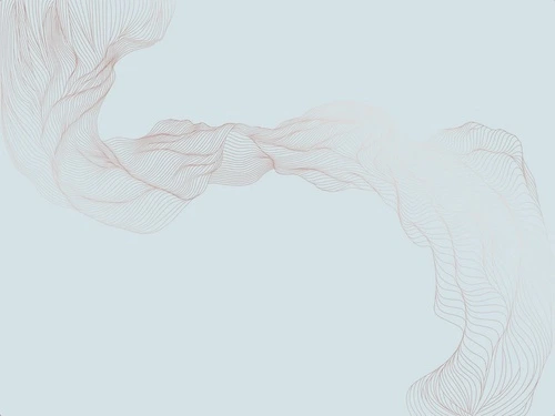 графика, линии, медные, голубые, вуаль