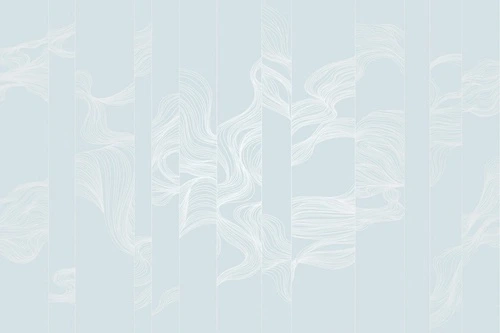 графика, линии, с серебром, голубая, волны, вертикальные