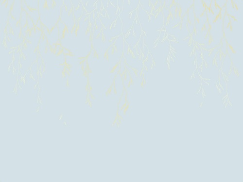 графика, линии, золотые линии, золотые листья, обои с золотыми линиями, обои с золотом, с золотым рисунком, голубая, ветки, листья