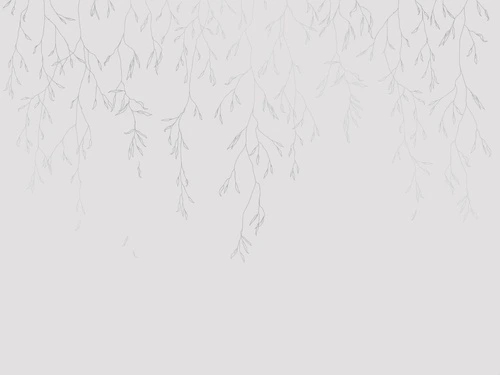 графика, линии, светлая, серая, с серебром, обои светлые с серебром, ветки, листья