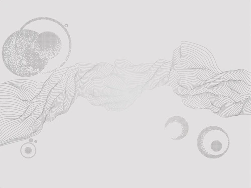 графика, линии, светлая, серая, с серебром, обои светлые с серебром, вуаль, шары