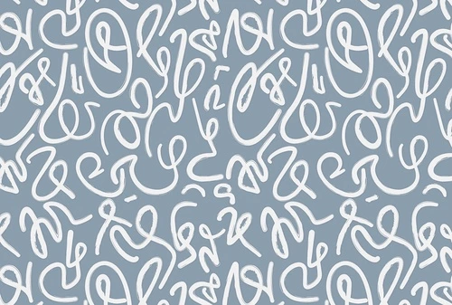 каллиграфия, художественные, белые линии, голубые, абстракция