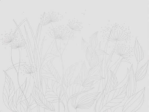 графика, линии, светлая, серая, с серебром, обои светлые с серебром, листья, трава