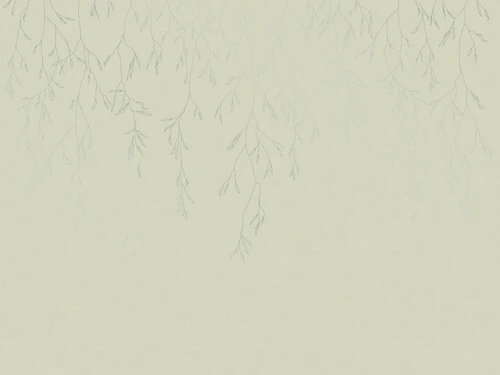 графика, линии, обои с серебром, обои с серебром для стен, обои светлые с серебром, ветки, листья