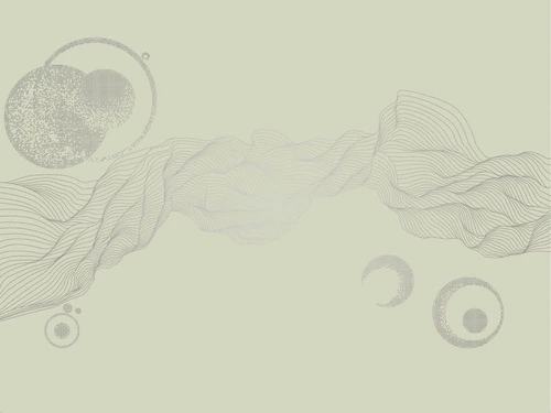 графика, с серебром, зеленая, вуаль, шар