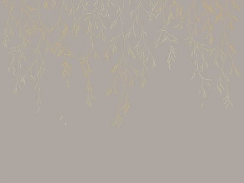 графика, золотые линии, золотые листья, бежевые, коричневые, обои графикой, обои с золотым рисунком, обои для стен с золотом, обои с золотыми линиями, ветки, листья