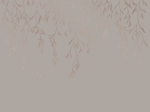 графика, линии, медные обои, медный цвет обои, бежевые, коричневые, ветки, листья