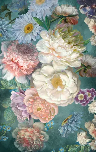 лепестки, розы, растения, пионы, цветы, листья