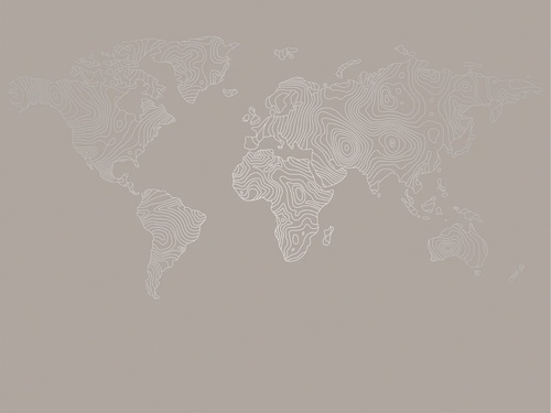графика, линии, с серебром, карта мира, карта, бежевые, коричневые
