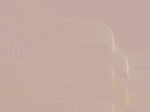 графика, розовая, золотые линии, лента