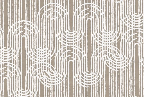 бежевые, декоративные, для спальни, геометрические, волнообразные, современные, с вертикальными линиями, расширяющие пространство