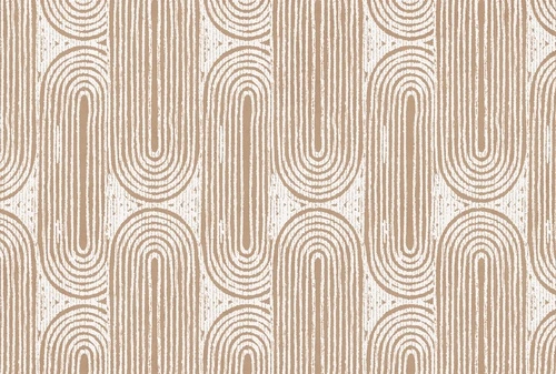 терракотовые, современные, геометрический узор, арки, вертикальные линии, для спальни, визуально увеличивающие пространство, декоративные