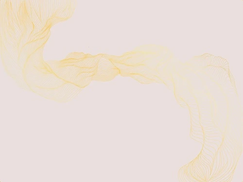 графика, розовая, светлая, золотые линии, вуаль